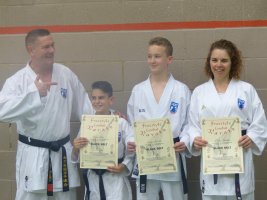 Three New Black Belts