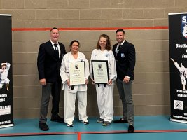 SEKF Senior Instructors Awarded Dan Grades